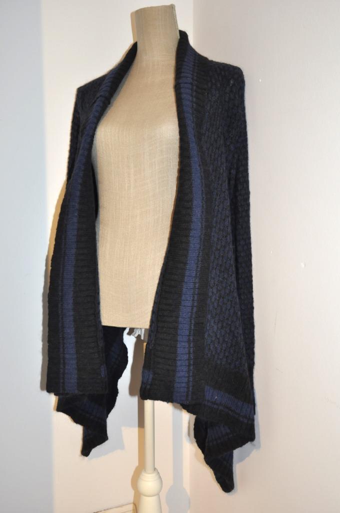 Mexx cardigan long 30% alpaga t.L tb état, Kleding | Dames, Truien en Vesten, Zo goed als nieuw, Maat 42/44 (L), Blauw, Ophalen of Verzenden