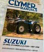CLYMER Repair-Manual boek voor Suzuki Quad 1987-1998 nieuw, Motoren, Ophalen of Verzenden, Suzuki