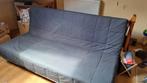 Clic clac Ikea avec housse, Maison & Meubles, Chambre à coucher | Canapés-lits, Bleu, 140 cm, Enlèvement, Utilisé