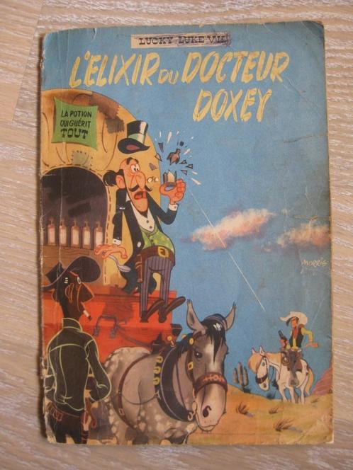 Lucky Luke "L'élixir du docteur Doxey" Ed. 1955, Boeken, Stripverhalen, Gelezen, Eén stripboek, Ophalen of Verzenden