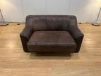 Vintage canapé De Sede DS-44 en cuir Buffel à 2 places, 75 à 100 cm, Enlèvement ou Envoi, Moins de 150 cm, Banc droit