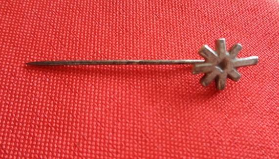 Insigne militaire. Epinglette Namurois à Lourdes. Vintage., Verzamelen, Speldjes, Pins en Buttons, Gebruikt, Ophalen of Verzenden