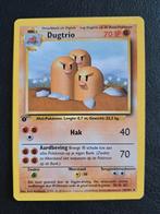 First edition Base Set Dugtrio 19/102 (NL), Ophalen of Verzenden, Zo goed als nieuw, Losse kaart
