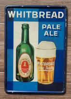 Blikken reclamebord Whitbread., Verzamelen, Ophalen of Verzenden, Gebruikt, Reclamebord