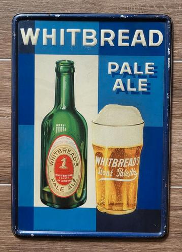 Blikken reclamebord Whitbread. beschikbaar voor biedingen