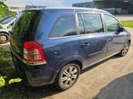 Opel Zafira 1.7 CDTI 110 pk 7 Pers 2012 Export Turbo stuk, Euro 5, Monovolume, Zwart, Parkeersensor
