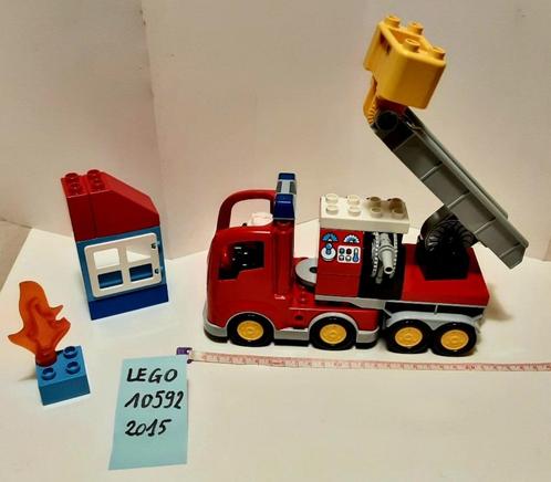 LEGO DUPLO BRANDWEERWAGEN, Kinderen en Baby's, Speelgoed | Duplo en Lego, Zo goed als nieuw, Duplo, Complete set, Ophalen of Verzenden