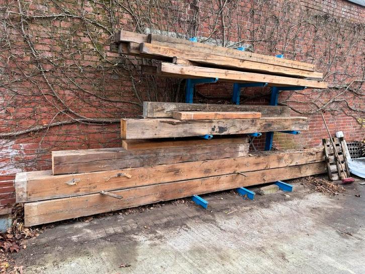 Epecia rustieke balken. Grote, 30 jaar lang gedroogde balken, Doe-het-zelf en Bouw, Hout en Planken, Gebruikt, Balk, Overige houtsoorten