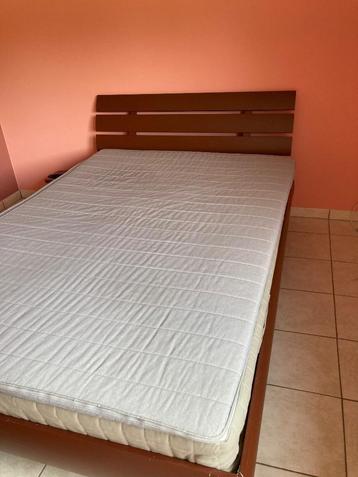 2 persoons bed, Queen size, 140 cm, Enlèvement, Utilisé