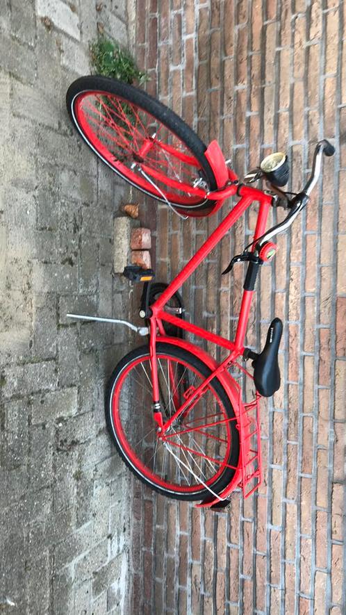 24 inch gepoedercoate fiets., Fietsen en Brommers, Fietsen | Jongens, Gebruikt, 24 inch, Handrem, Ophalen