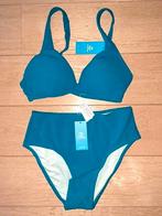 *Nieuw* Blauwgroene geribbelde bikini maat XS, Kleding | Dames, Badmode en Zwemkleding, Blauw, Nieuw, Ophalen of Verzenden, Cupshe