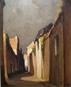 Piet Lippens (1890-1981): Gents stadszicht (O/D, 64 x 74 cm), Antiek en Kunst, Kunst | Schilderijen | Klassiek, Ophalen of Verzenden