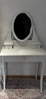 Witte vanity, Huis en Inrichting, Tafels | Kaptafels, Gebruikt, 50 tot 100 cm, Minder dan 100 cm, Hout