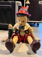 Oud vintage beeld Pinokkio met Japie Krekel, Verzamelen, Beelden en Beeldjes, Ophalen of Verzenden, Gebruikt