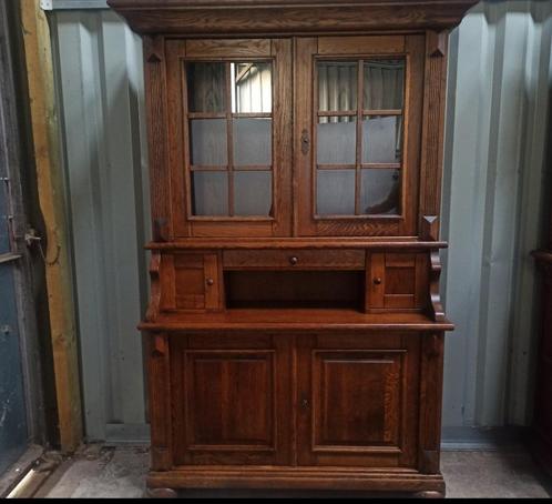 Buffetkast, Huis en Inrichting, Kasten | Buffetkasten, Gebruikt, Met lade(s), Met deur(en), Met plank(en), Eikenhout, Ophalen of Verzenden