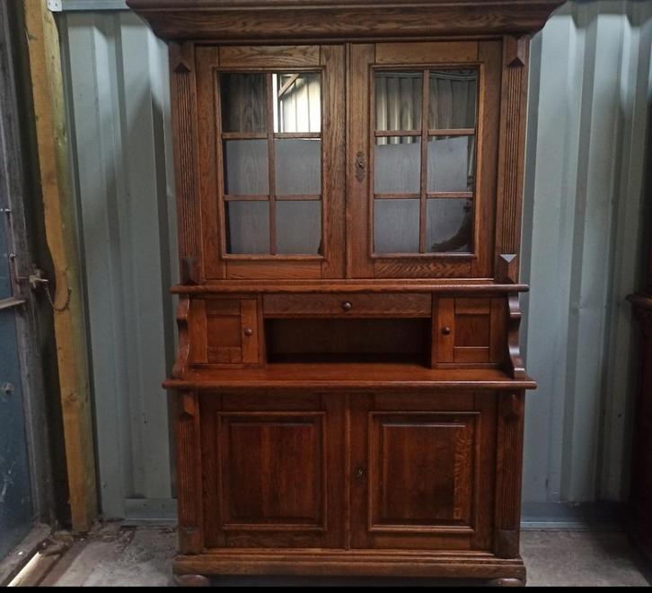 Buffetkast, Huis en Inrichting, Kasten | Buffetkasten, Gebruikt, Met lade(s), Met deur(en), Met plank(en), Eikenhout, Ophalen of Verzenden