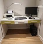 Bureau + stoel + lamp, Ophalen, Gebruikt, Bureau