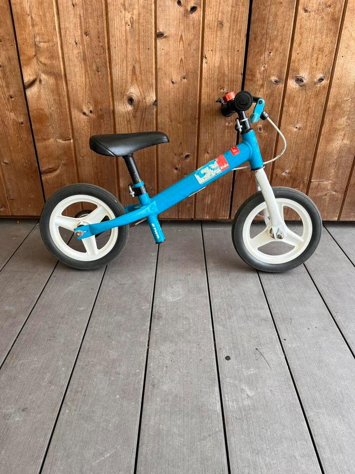 Loopfiets met rem, Kinderen en Baby's, Speelgoed | Buiten | Voertuigen en Loopfietsen, Gebruikt, Loopfiets, Ophalen