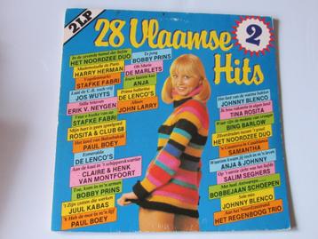 28 VLAAMSE HITS, Nr. 2 , DUBBEL LP beschikbaar voor biedingen
