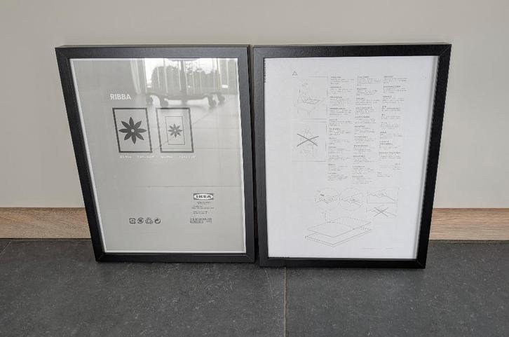 2 cadres photo - noir, TV, Hi-fi & Vidéo, Photo | Cadres photo, Comme neuf, Enlèvement ou Envoi