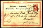 Briefkaart 1887 Duitsland, Timbres & Monnaies, Lettres & Enveloppes | Étranger, Carte postale, Envoi