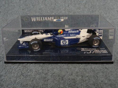 F1 BMW Williams FW24 Schumacher 2nd half HP 1:43 Minichamps, Hobby en Vrije tijd, Modelauto's | 1:43, Gebruikt, Auto, MiniChamps