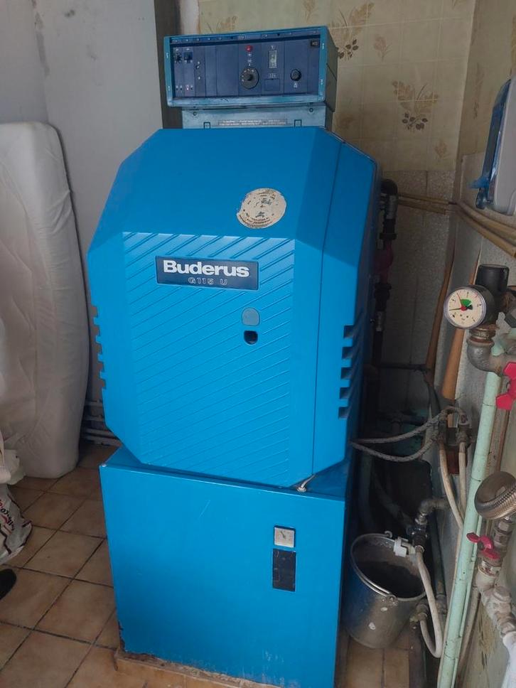 Chaudière mazout  buderus, Doe-het-zelf en Bouw, Verwarming en Radiatoren, Gebruikt, Cv-ketel of Combi-ketel, Ophalen