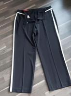 Bianca broek, met witte zijstreep, (46) 48, Kleding | Dames, Broeken en Pantalons, Zwart, Maat 46/48 (XL) of groter, Ophalen of Verzenden