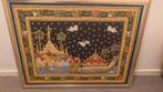 kader met Thaise tekeningen in stof, Antiquités & Art, Enlèvement