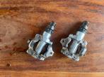Shimano M520 SPD pedalen, Fietsen en Brommers, Fietsonderdelen, Ophalen of Verzenden, Gebruikt, Crankstel of Pedalen, Shimano