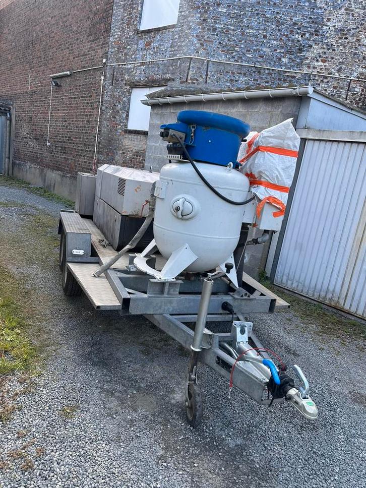 Machine a sabler haute pression aerogommeuse/hydrogommeuse, Bricolage & Construction, Échafaudages, Utilisé, Enlèvement
