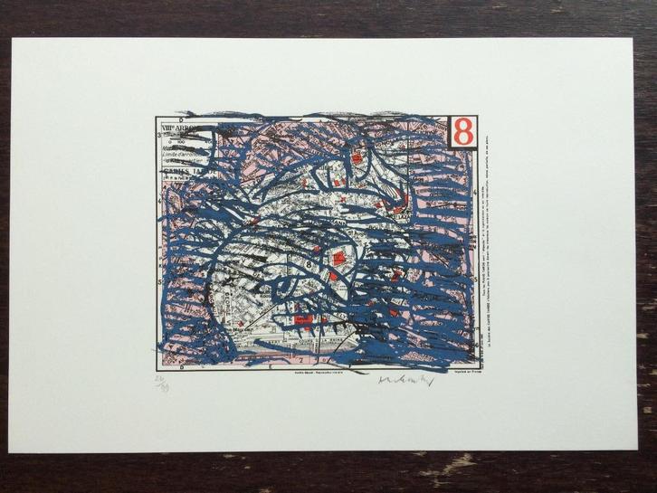 Alechinsky - 8ème arrondissement de Paris (26/99), Antiek en Kunst, Kunst | Litho's en Zeefdrukken, Ophalen