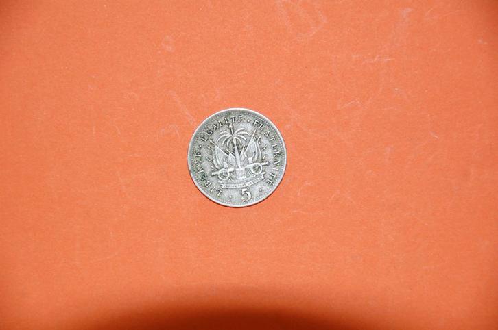 Republique d'HAITI : 50 centimes 1905, Postzegels en Munten, Munten | Amerika, Losse munt, Midden-Amerika, Verzenden