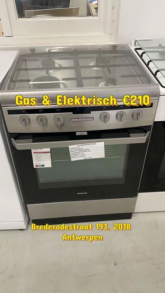 Fornuizen tweedehands met garantie, Elektronische apparatuur, Fornuizen, Zo goed als nieuw, Ophalen