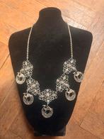 Vintage bloemenketting, Ophalen of Verzenden, Gebruikt, Zilver