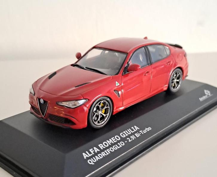 Alfa Romeo Giulia Quadrifogio 2.9I Bi-Turbo, Hobby en Vrije tijd, Modelauto's | 1:43, Nieuw, Auto, Solido, Ophalen of Verzenden