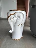 1970s vintage grote bloempot paraplubak olifant keramiek, Ophalen, Gebruikt