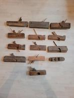 Set van 13 oude meubelmakersvliegtuigen (compleet), Ophalen of Verzenden