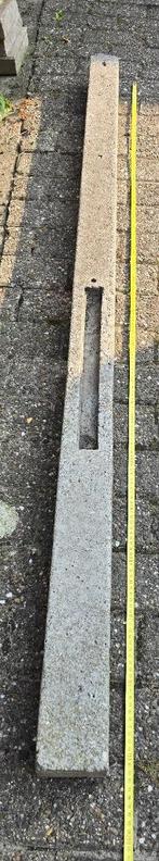 paal en 2 platen 2m op 40 cm / 3.5cm dik in goede staat, Ophalen