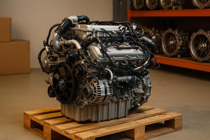 MOTOR ACV VW TRANSPORTER T4 2.5 TDI 102 PK IN PERFECTE STAAT, Auto-onderdelen, Motor en Toebehoren, Gebruikt, Verzenden