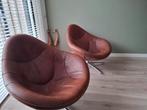 Prachtige HIDDE yakleer fauteuil (2 stuks), Huis en Inrichting, Fauteuils, Ophalen, Zo goed als nieuw