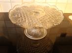 Art Deco taartschaal. Verrerie de Scailmont., Antiquités & Art, Antiquités | Verre & Cristal, Enlèvement