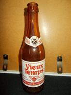 VIEUX TEMPS-Mont St. Guibert - bedrukte oude fles 33cl - 4, Verzamelen, Ophalen of Verzenden, Gebruikt, Flesje(s), Leffe