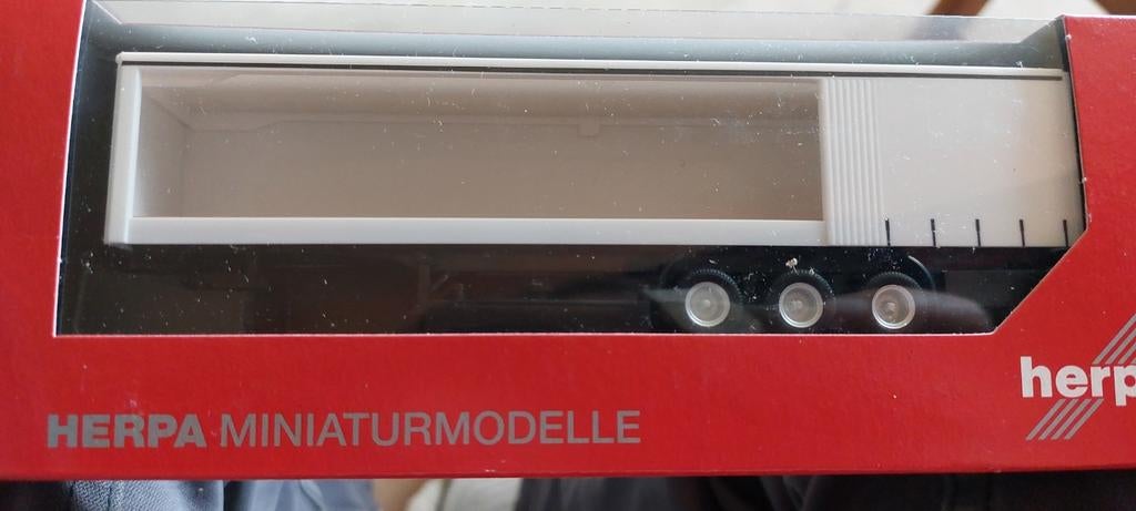 H0LK DEELS OPEN TRAILER EN VOLUMETRAILER 1/87, Hobby en Vrije tijd, Modelauto's | 1:87, Nieuw, Bus of Vrachtwagen, Herpa, Ophalen of Verzenden