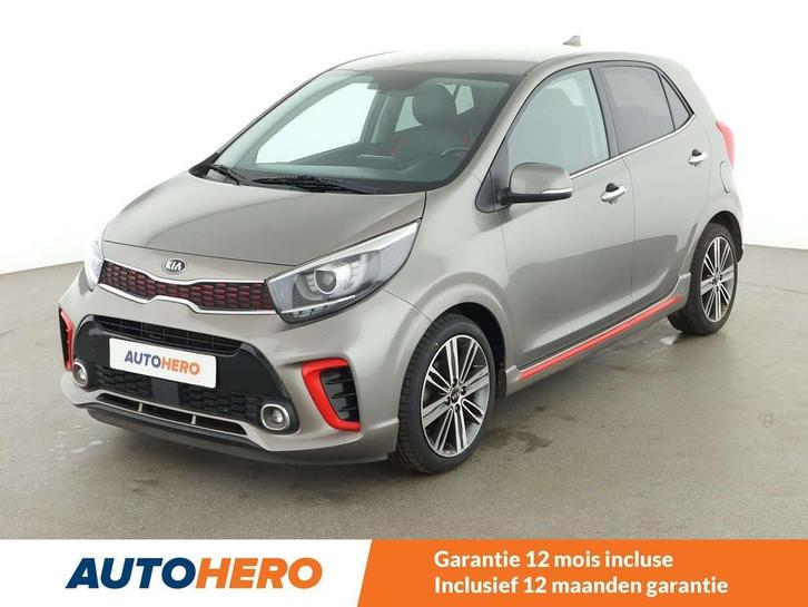 Kia Picanto 1.0 TGDI GT Line (bj 2019), Auto's, Kia, Te koop, Picanto, ABS, Achteruitrijcamera, Airbags, Airconditioning, Bluetooth