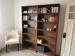 Ikea Billy boekenkast bruin essenfineer (dubbel), 150 tot 200 cm, 25 tot 50 cm, Met plank(en), Zo goed als nieuw
