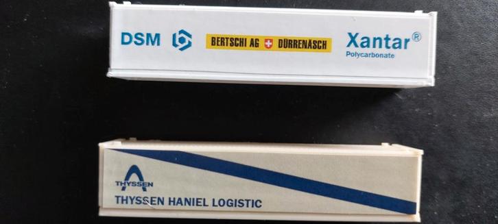 NLK 0911 40FT CONTAINERS MET FLEISCHMANN FIT 1/160, Hobby en Vrije tijd, Modeltreinen | N-Spoor, Nieuw, Overige typen, Overige merken