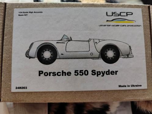 USCP Porsche 550 Spider, Hobby en Vrije tijd, Modelbouw | Auto's en Voertuigen, Zo goed als nieuw, Ophalen of Verzenden