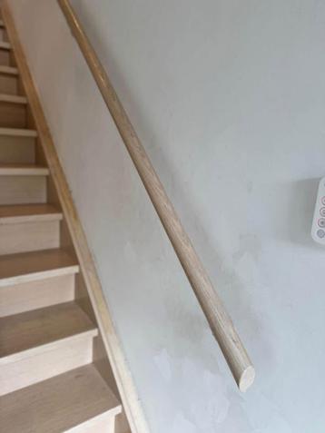 Main courante / rampe chêne blanchi verni, Enlèvement, Utilisé, Escalier
