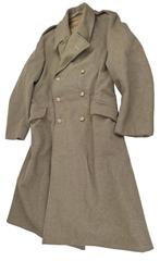 britse ww2 lange jas in gebruikte staat, Verzamelen, Ophalen of Verzenden